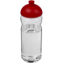 H2O Active® Base Tritan™ 650 ml bidon met koepeldeksel - Transparant/Rood
