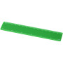 Refari 15 cm recycled plastic ruler - Green