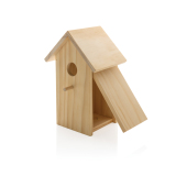 Houten vogelhuisje, bruin