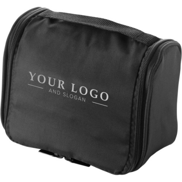 Polyester (600D) toiletry bag Noëlle black