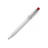 Ball pen Semyr hardcolour - White / Red
