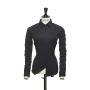 J.H&F Green Bow 01 Woman shirt Black XXL