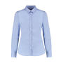 Women's Tailored Fit Stretch Oxford Shirt LS - Light Blue - 2XL