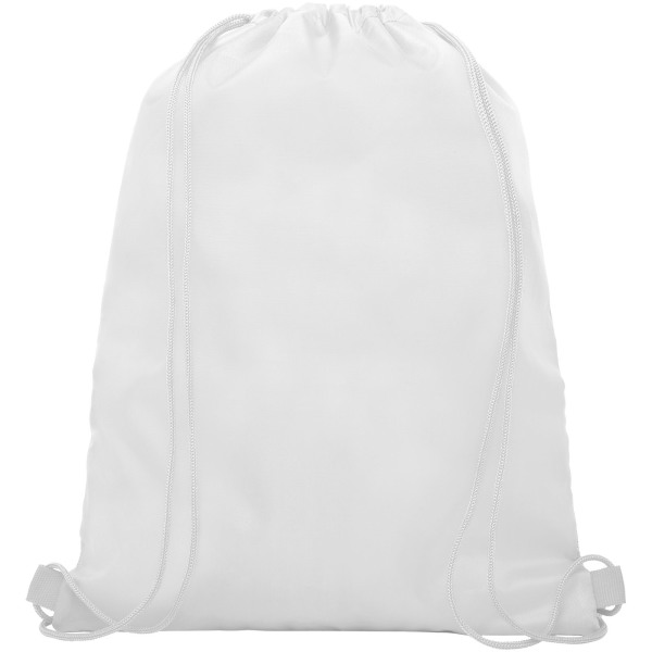 Oriole mesh drawstring backpack 5L - White