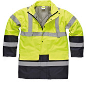 High visibility two tone parka High visibility two tone parka