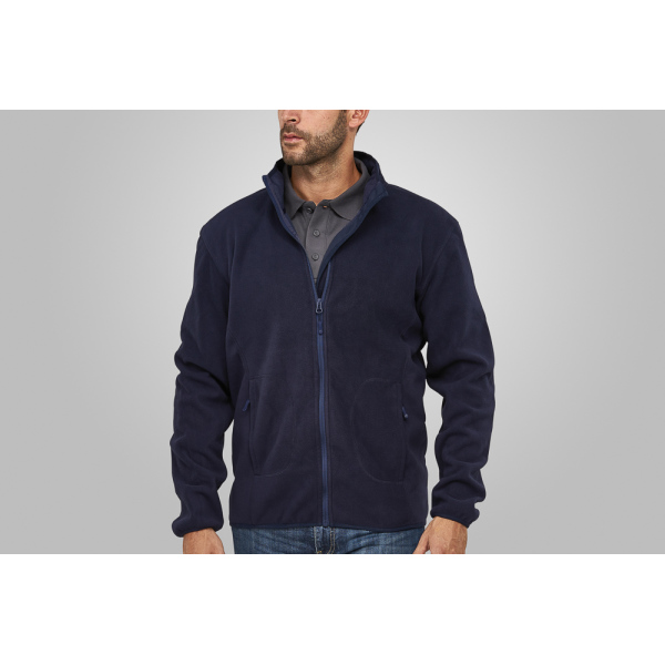 Macseis Soft Fleece Cardigan for him Blue Navy