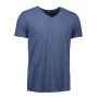 CORE T-shirt | V-neck - Blue melange, S