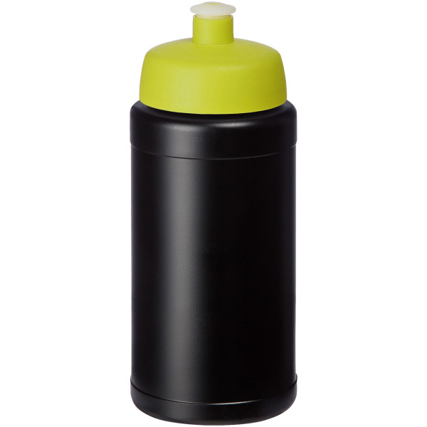 Baseline 500 ml recycled sport bottle - Lime