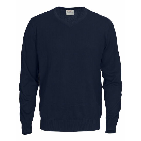 Printer Forehand knitted pullover Navy 4XL