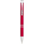 Moneta ABS plastic balpen - Donkerrood