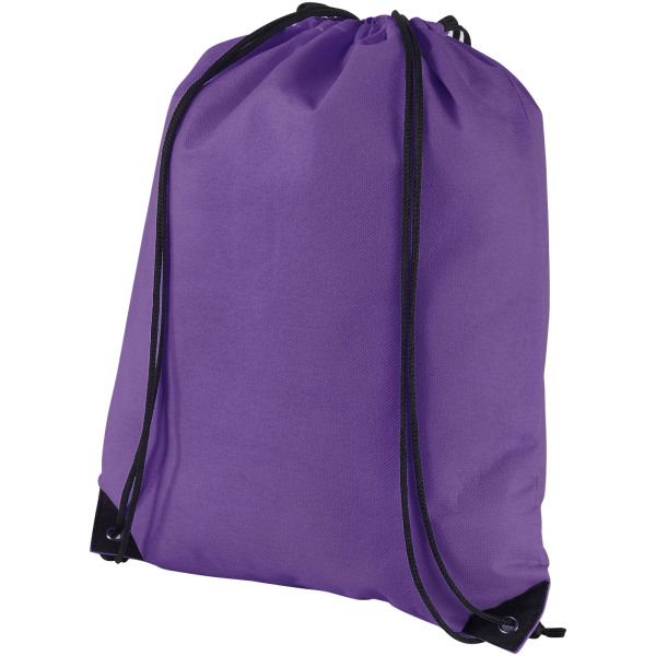 Evergreen non-woven drawstring backpack 5L - Lavender