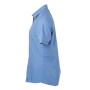 Ladies' Shirt Shortsleeve Poplin - aqua - 3XL