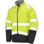 Softshell jacket Fluorescent Yellow / Black 3XL