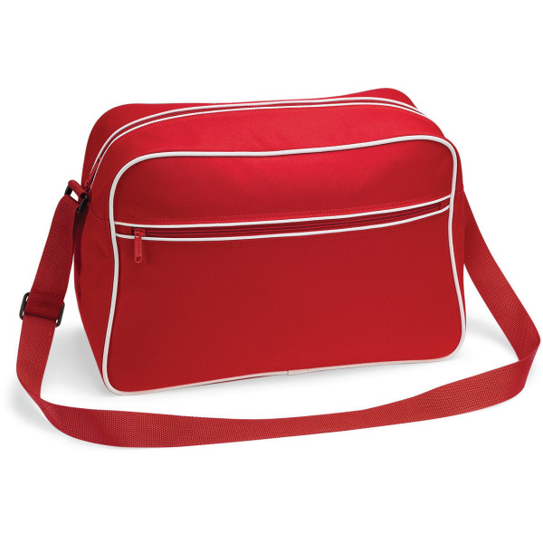 Retro Shoulder Bag Classic Red / White One Size