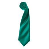 'Colours' Satin Tie Emerald One Size