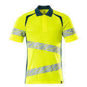 hi-vis geel/donkerpetrol