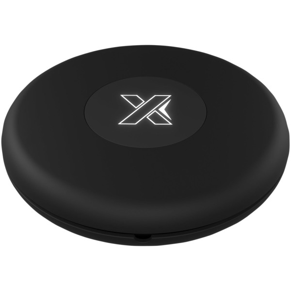 SCX.design C18 reiskabel met oplichtend logo - Zwart/Wit
