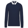 Rugbypolo Navy / White L