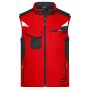 Workwear Softshell Vest - STRONG - - red/black - XXL