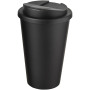 Americano® 350 ml tumbler with spill-proof lid - Solid black