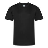 AWDis Kids Cool Smooth T-Shirt, Jet Black, 12-13, Just Cool