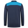Polosweater Bicolor Naden 302004 Ink-Turquoise XS