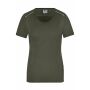 Ladies' Workwear T-Shirt - SOLID - - olive - 4XL