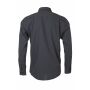 Men's Shirt Longsleeve Poplin - carbon - 3XL