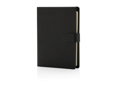 Standard notitieboek met uitneembare 4.000 mAh powerbank, zw Standard notitieboek met uitneembare 4.000 mAh powerbank, zw