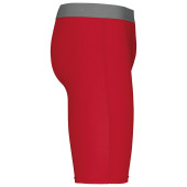Long base layer sports shorts Sporty Red XS