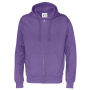Full Zip Hood Man Purple XXL (GOTS)