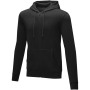 Theron men’s full zip hoodie - Solid black - XS