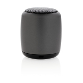 Mini aluminium draadloze speaker, antraciet