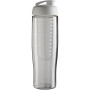 H2O Active® Tempo 700 ml sportfles en infuser met flipcapdeksel - Transparant/Wit