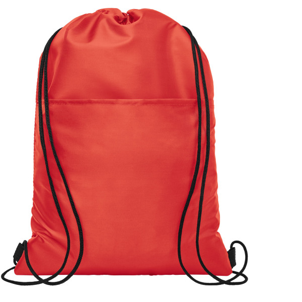 Oriole 12-can drawstring cooler bag 5L - Red