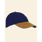 Footballcap Stonewashed / Suede-Visor Footballcap Stonewashed / Suede-Visor
