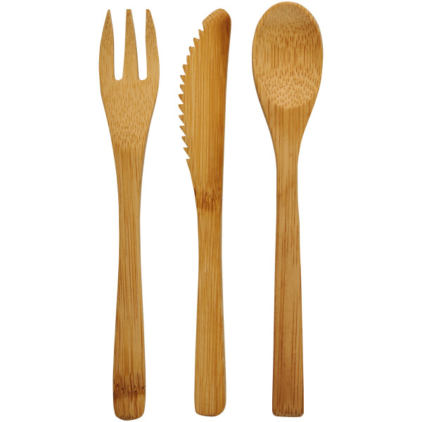 Celuk bamboo cutlery set - Natural