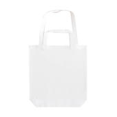 Double Handle Gusset Bag - Snowwhite - One Size