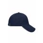 MB6526 5 Panel Sandwich Cap - navy/white - one size