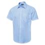 Men's Short Sleeve Poplin Shirt - 19.5 - Light Blue