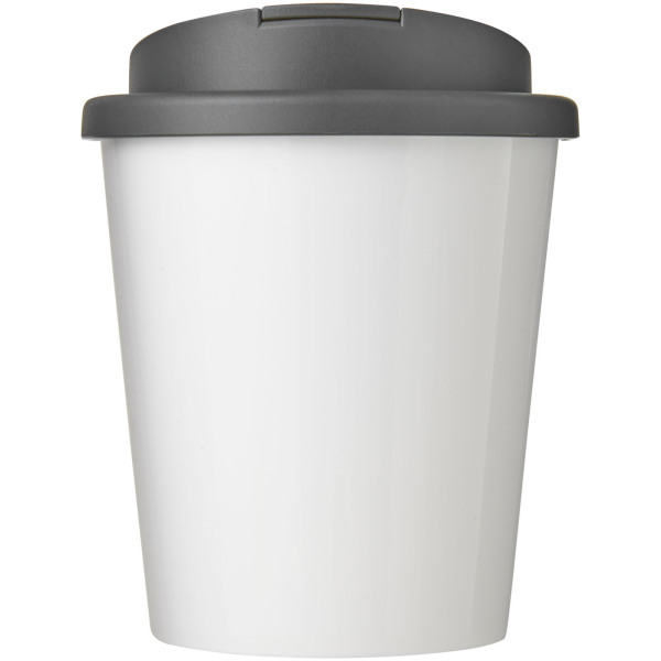 Brite-Americano® Espresso 250 ml tumbler with spill-proof lid - White/Grey