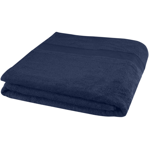 Evelyn 450 g/m² cotton bath towel 100x180 cm - Navy