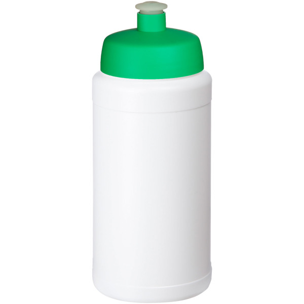 Baseline® Plus 500 ml bottle with sports lid - White/Green