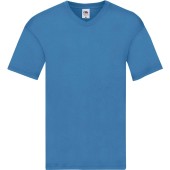 Original-T V-neck T-shirt Azur Blue XL