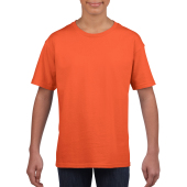Gildan T-shirt SoftStyle SS for kids Orange XL