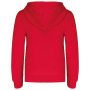 Kinder hooded sweater met gecontrasteerde capuchon Red / White 12/14 ans