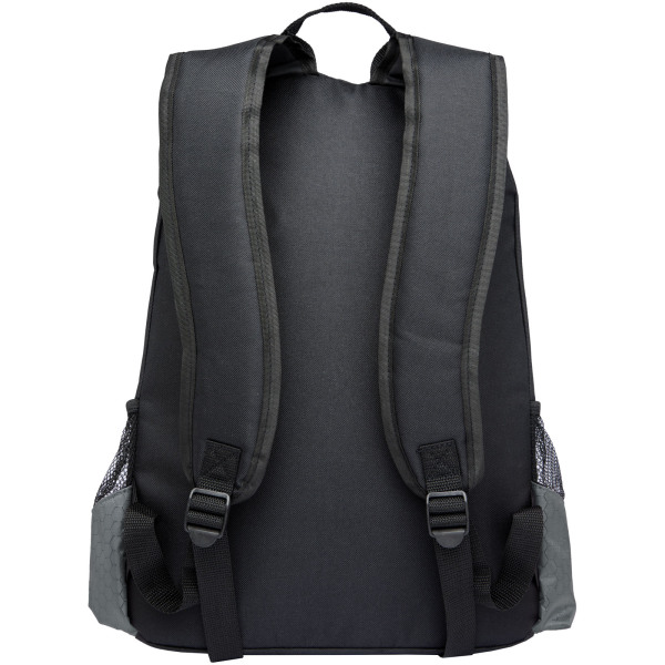Benton 15" laptop backpack 15L - Solid black/Grey