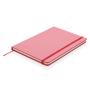 Notitieboek A5 basic hardcover rood