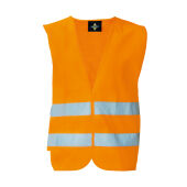 Basic Safety Vest in a Pouch "Mannheim" - Orange - XL