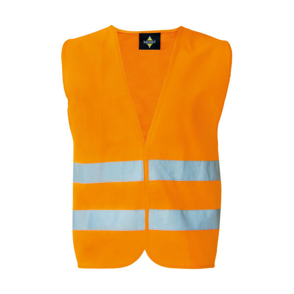 Basic Safety Vest in a Pouch "Mannheim" - Orange - XL